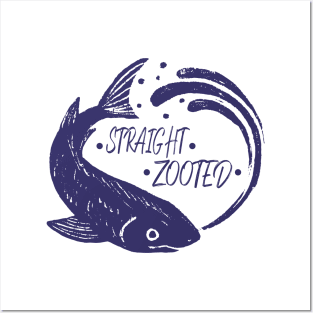 Straight Zooted Fish #3 Posters and Art